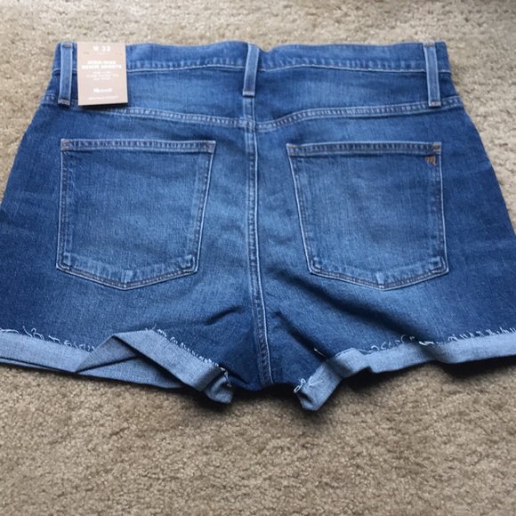 NWT Madewell High-Rise Denim Shorts - Picture 4 of 5